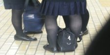 緊縛黒タイツ女子校生